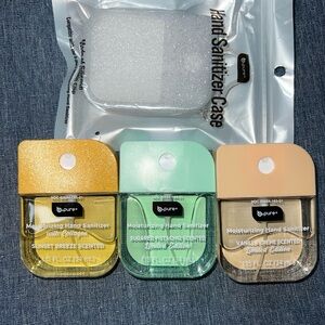 b.pure Moisturizing Pocket Hand Sanitizers - Yellow, Mint, Peach (Set of 3)